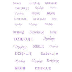 Dziękuję - Liliowy