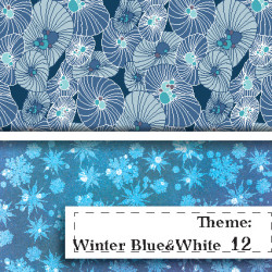 Niebiesko-BIała Zima - wzór 12 Niebiesko-BIała Zima - wzór 12