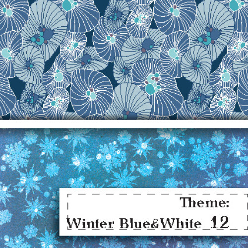 Niebiesko-BIała Zima - wzór 12