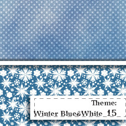 Niebiesko-BIała Zima - wzór 15 Niebiesko-BIała Zima - wzór 15