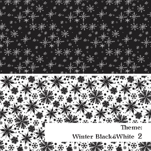 Czarno-BIała Zima - wzór 2