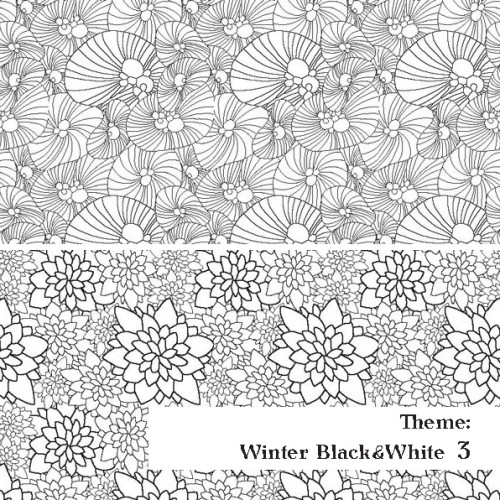 Czarno-BIała Zima - wzór 3