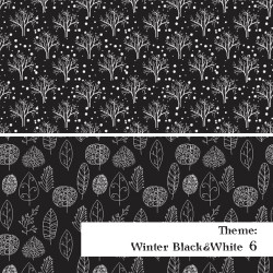Czarno-BIała Zima - wzór 6 Czarno-BIała Zima - wzór 6