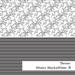 Czarno-BIała Zima - wzór 8