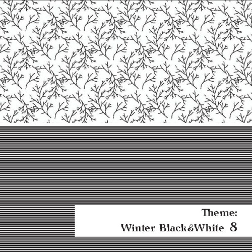 Czarno-BIała Zima - wzór 8 Czarno-BIała Zima - wzór 8