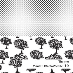 Czarno-BIała Zima - wzór 10