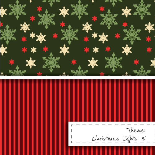 Papier do scrapbookingu - Święta przy kominku - wzór 5