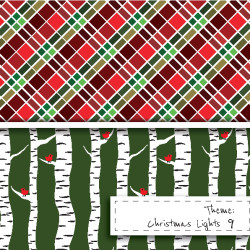 Papier do scrapbookingu - Święta przy kominku - wzór 9