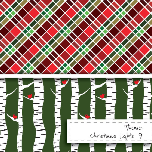 Papier do scrapbookingu - Święta przy kominku - wzór 9