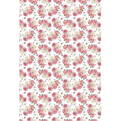 Papier do scrapbookingu – Angielskie Róże - wzór 1