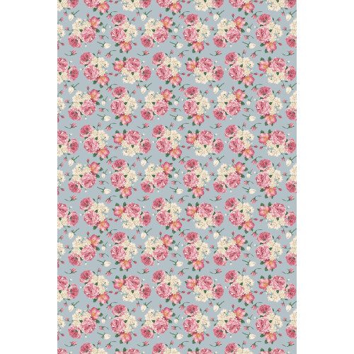 Papier do scrapbookingu – Angielskie Róże - wzór 2