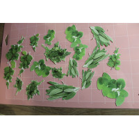 Komplet scrapek – zioła | Zestaw 23 papierowych scrapek